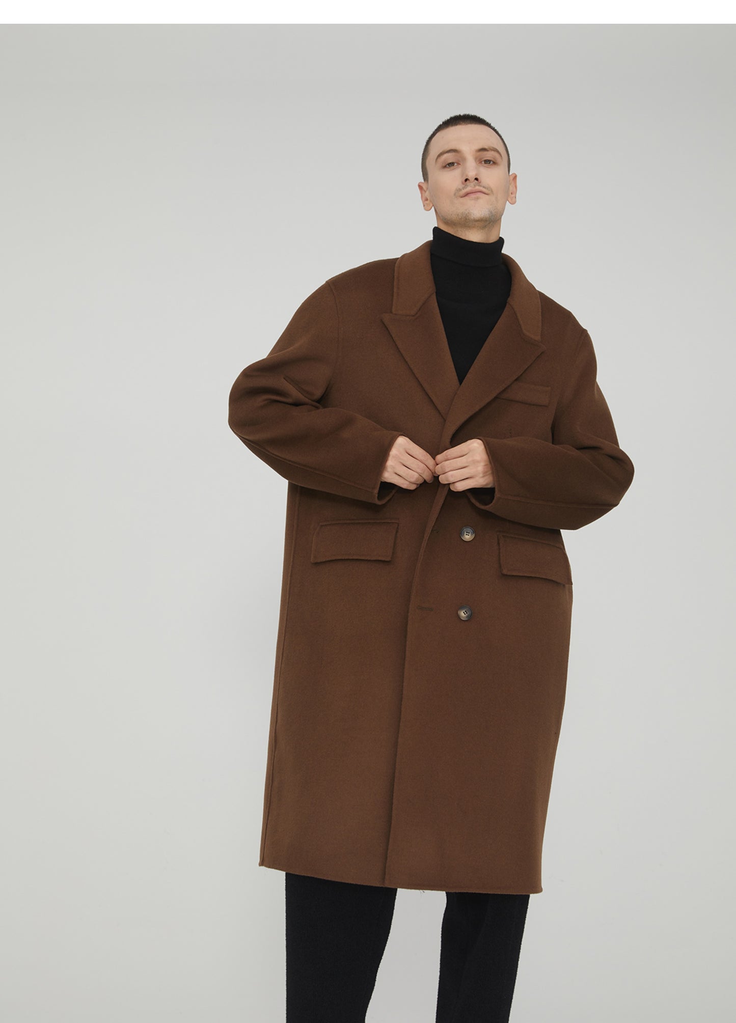 Double-faced Cashmere Loose fit Coat
