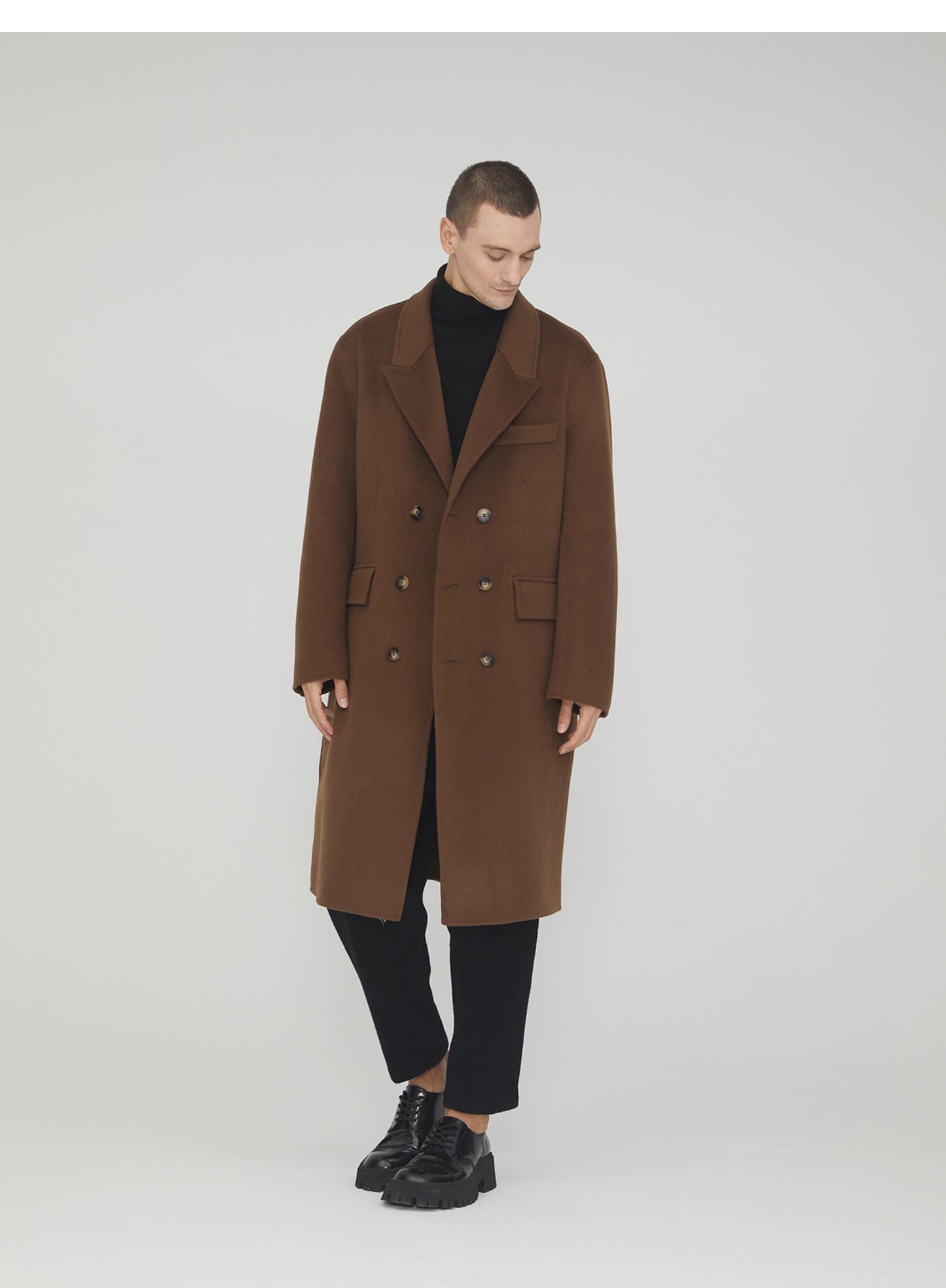 Double-faced Cashmere Loose fit Coat