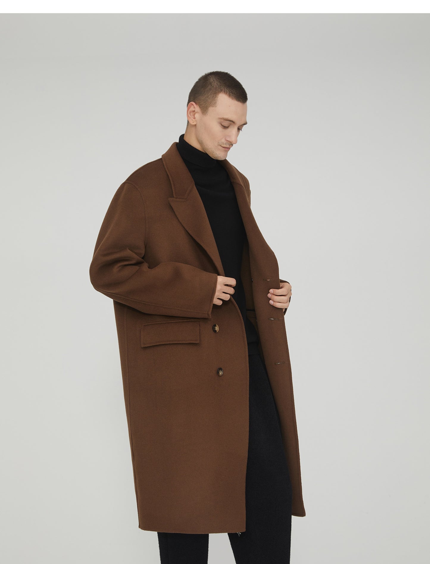 Double-faced Cashmere Loose fit Coat
