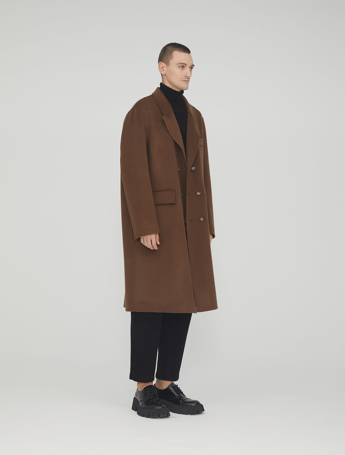 Double-faced Cashmere Loose fit Coat