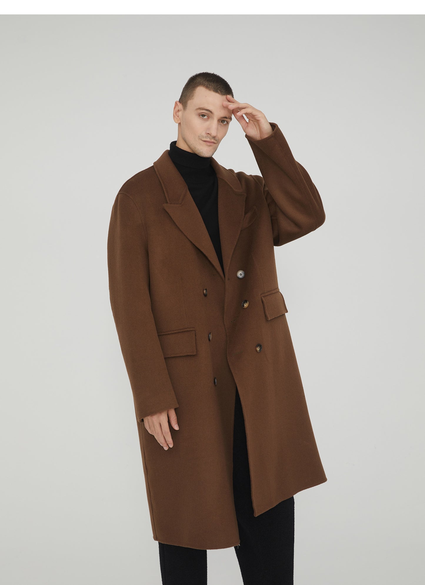Double-faced Cashmere Loose fit Coat