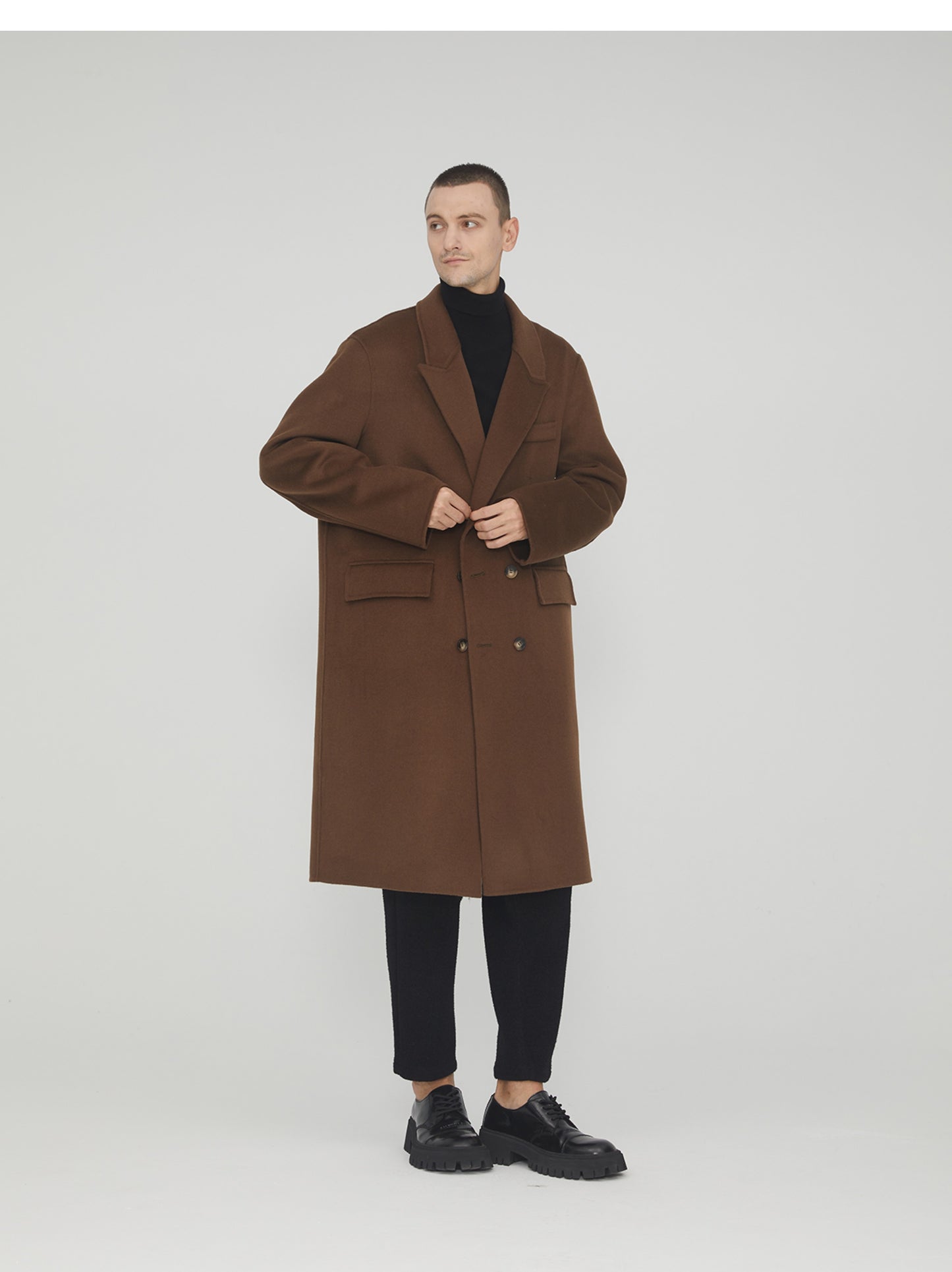 Double-faced Cashmere Loose fit Coat