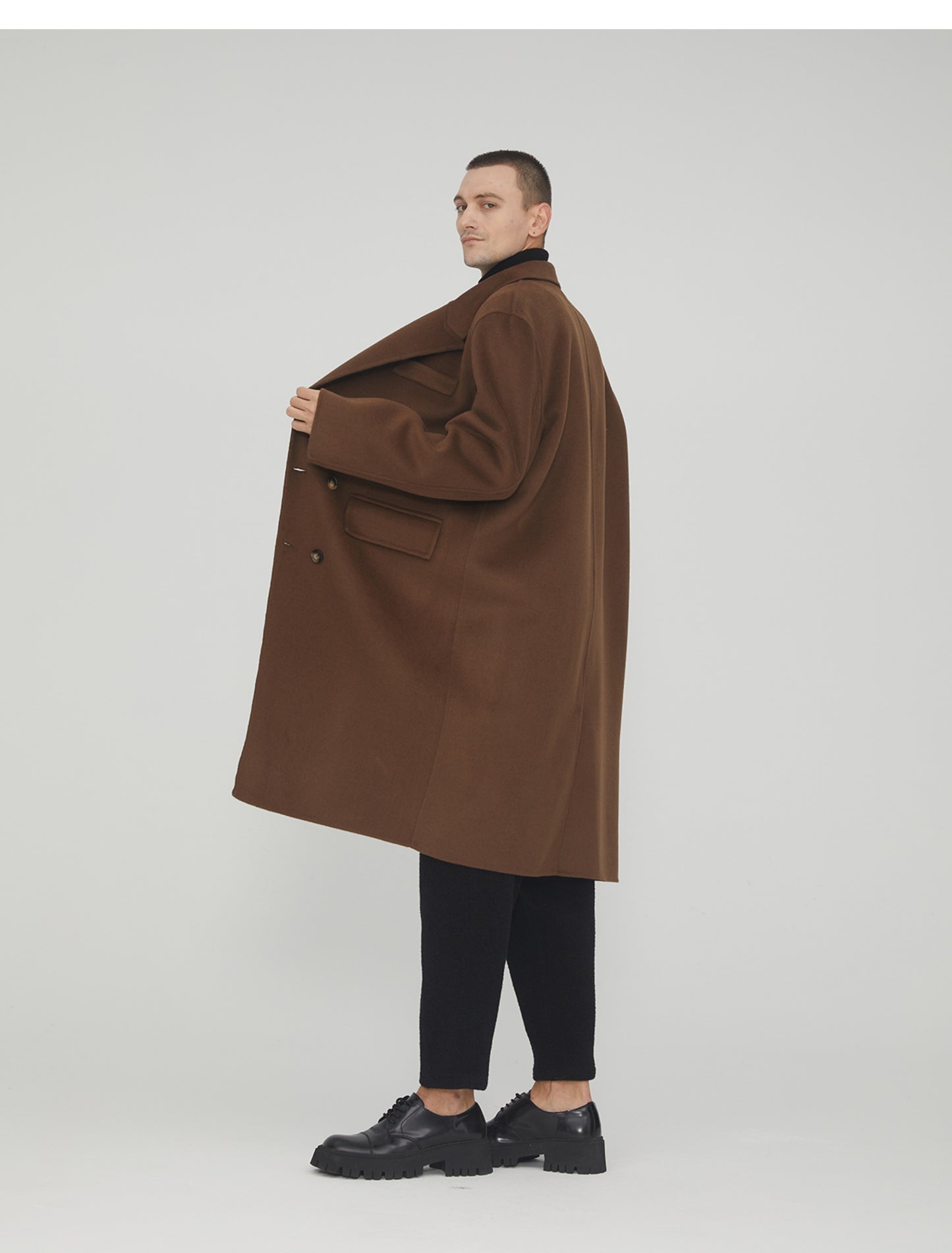 Double-faced Cashmere Loose fit Coat