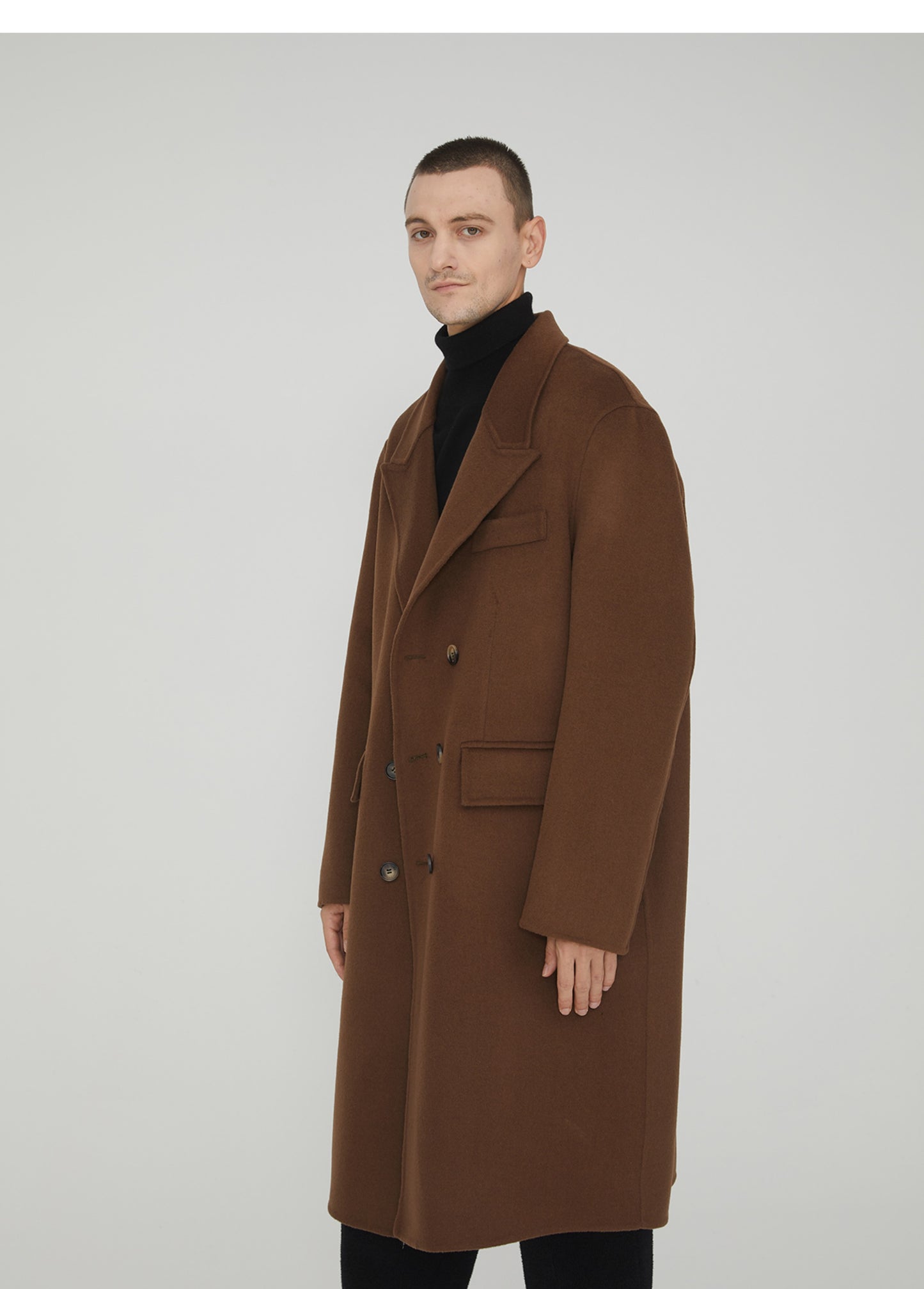 Double-faced Cashmere Loose fit Coat