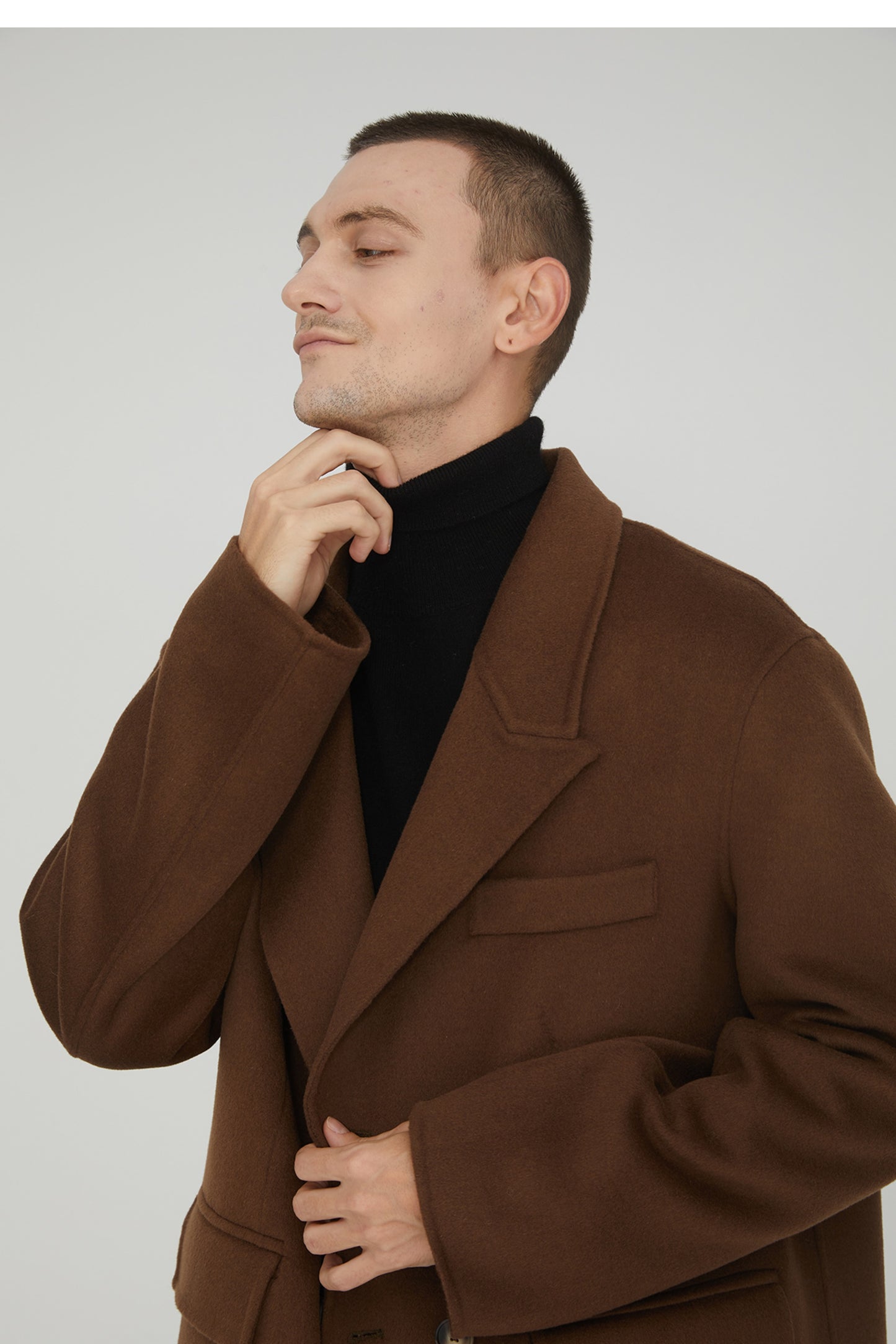 Double-faced Cashmere Loose fit Coat