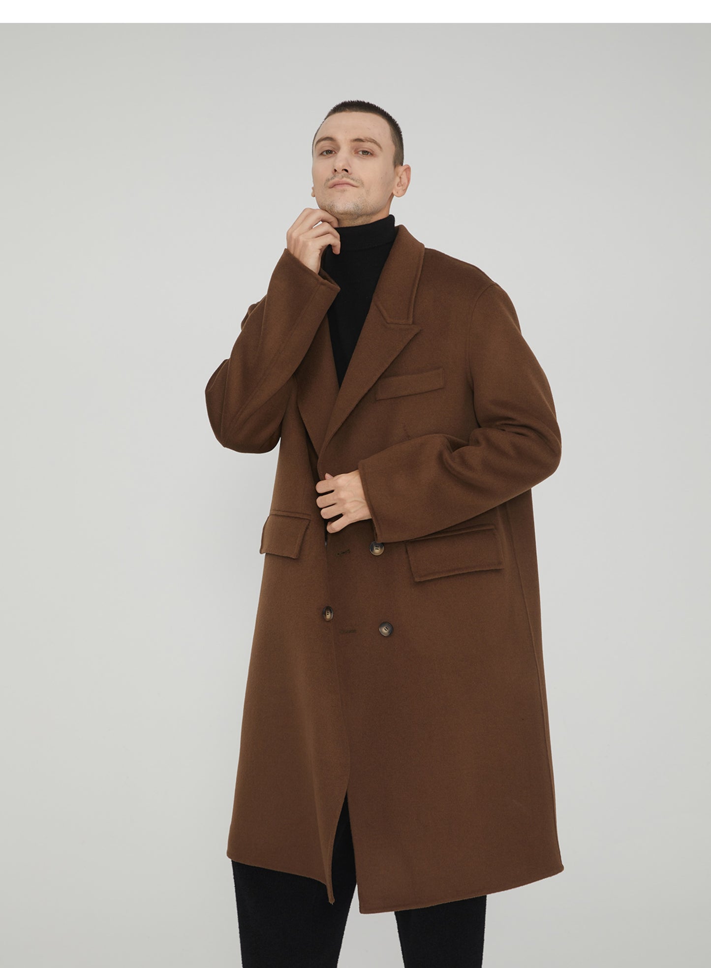 Double-faced Cashmere Loose fit Coat