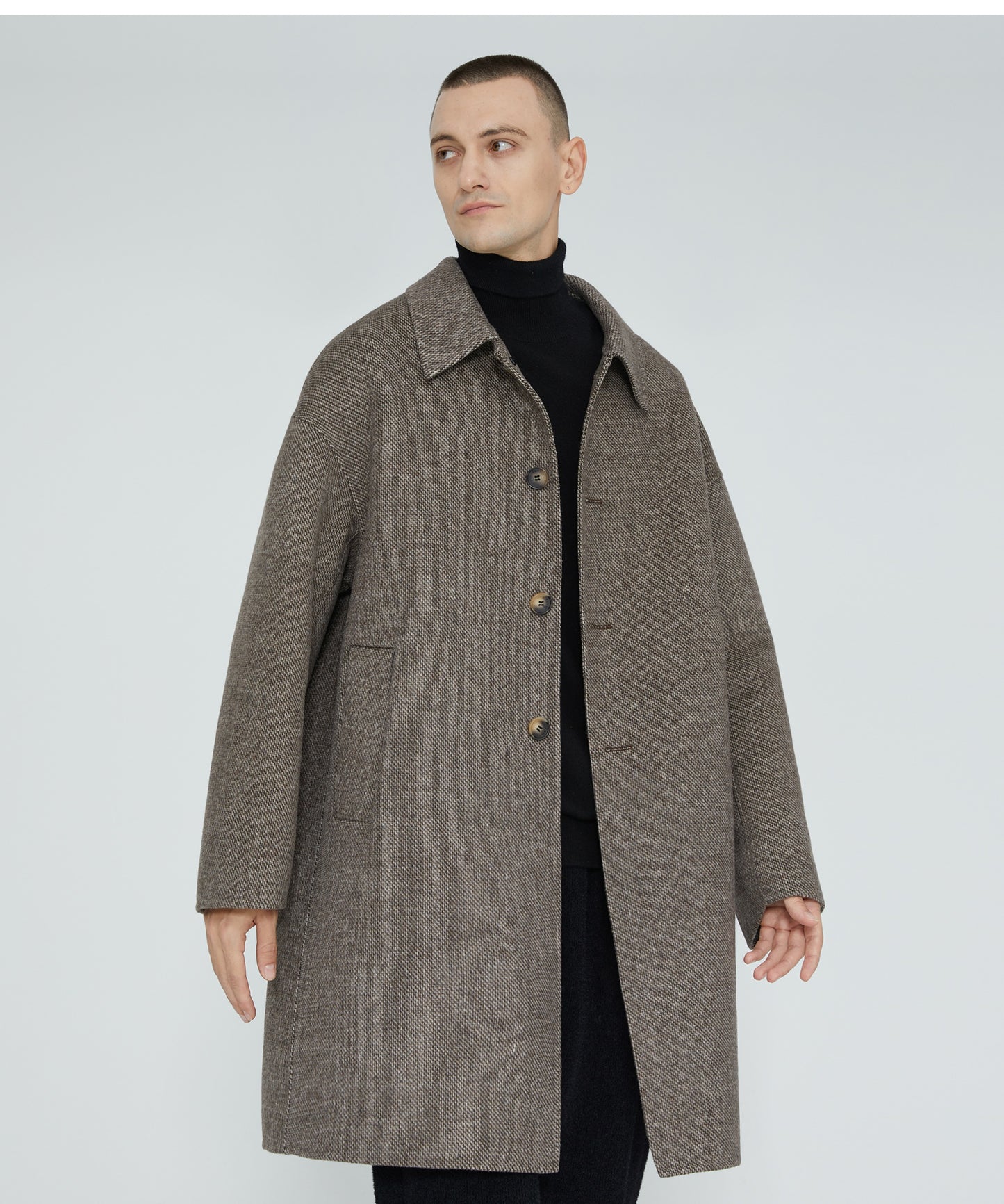 Double-Faced Cashmere Overcoat