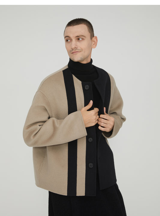 Double-Faced Cashmere Loose fit Coat