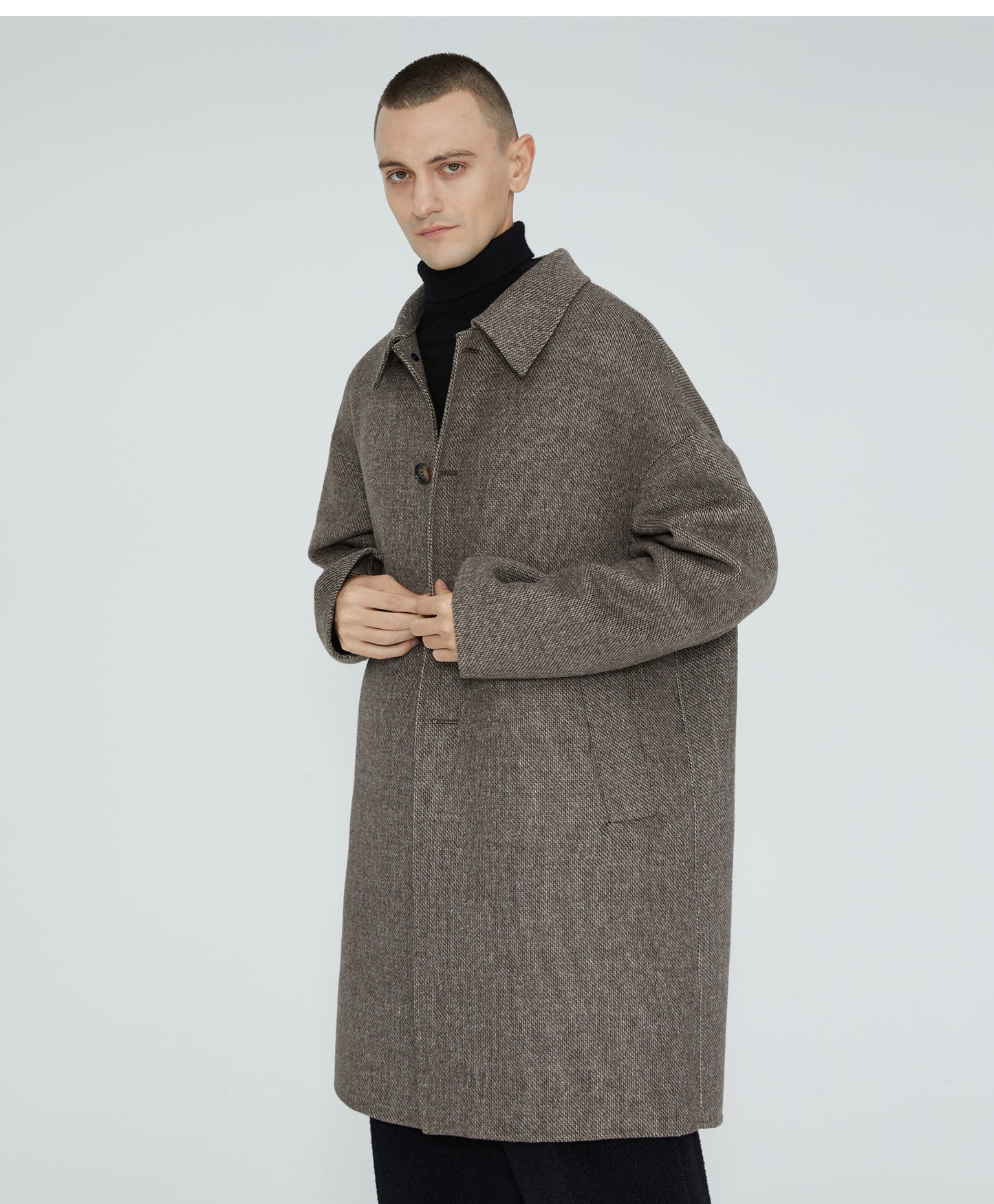 Double-Faced Cashmere Overcoat
