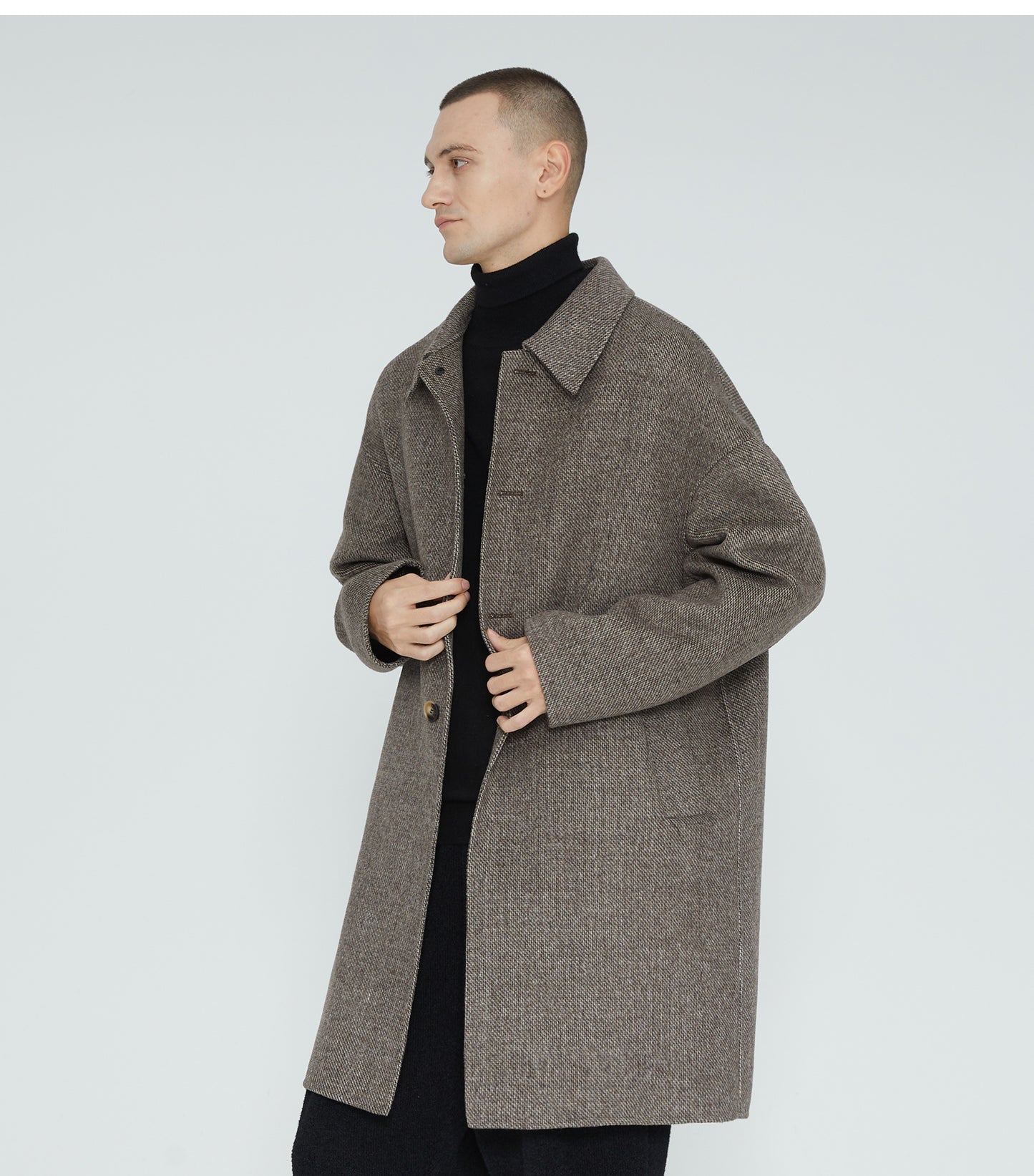 Double-Faced Cashmere Overcoat