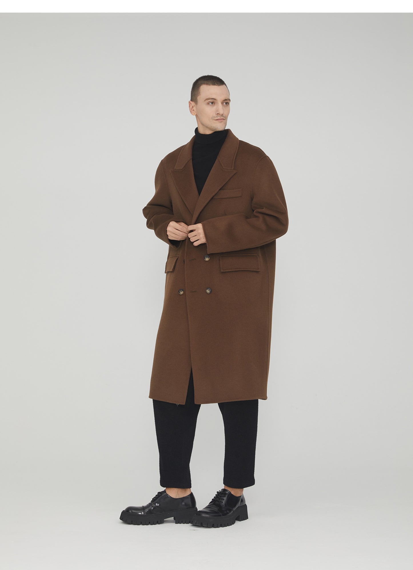 Double-faced Cashmere Loose fit Coat