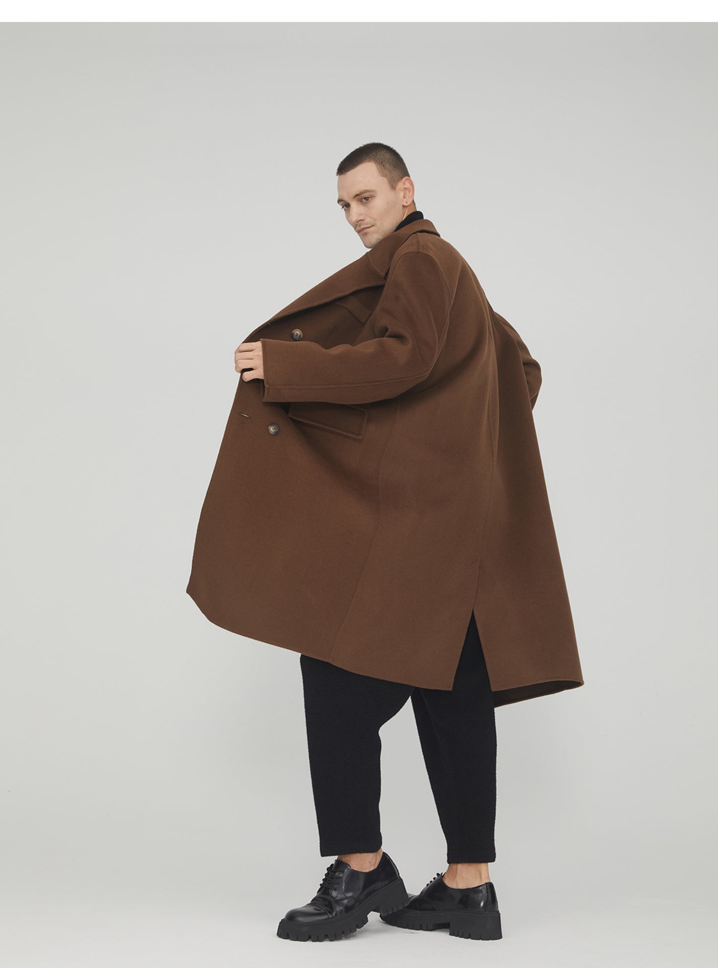 Double-faced Cashmere Loose fit Coat