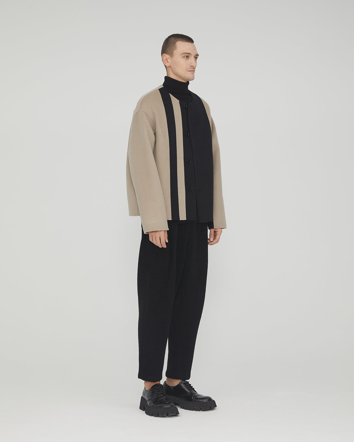 Double-Faced Cashmere Loose fit Coat