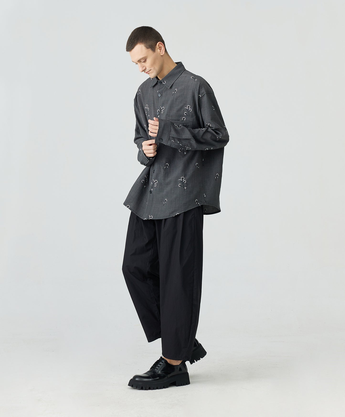 Original Design Embroidered Cotton Shirt