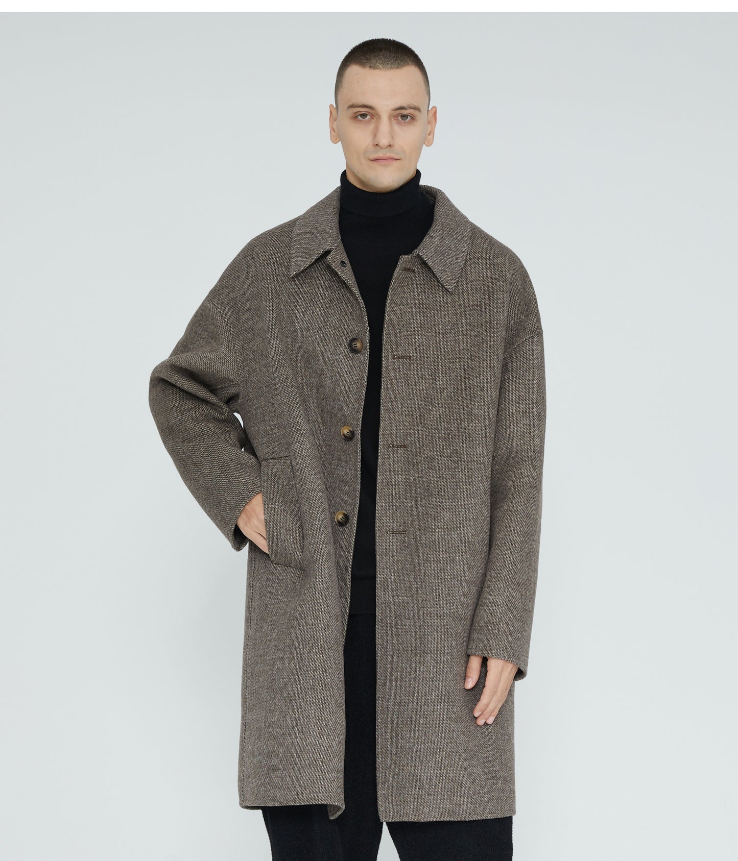 Double-Faced Cashmere Overcoat