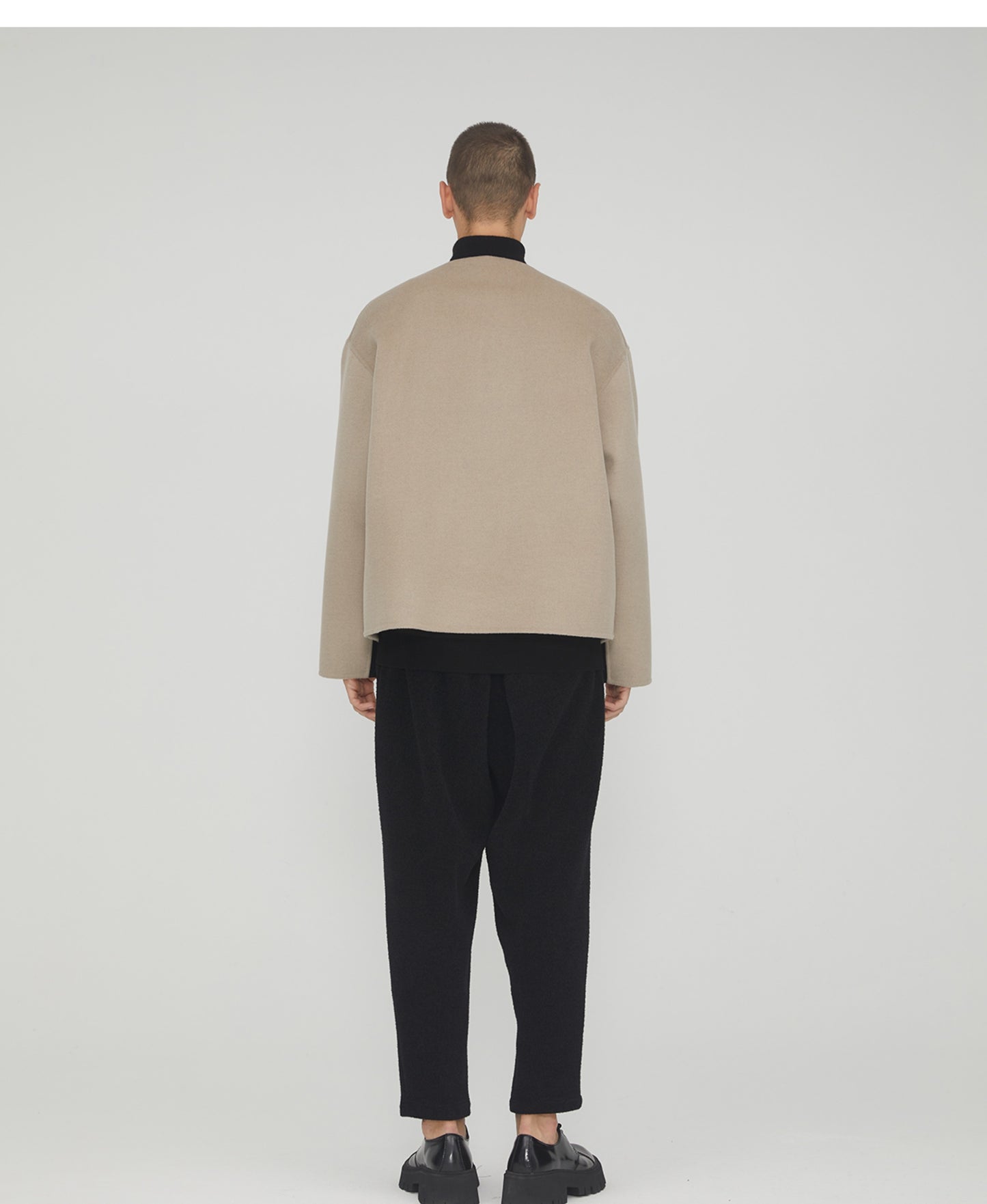 Double-Faced Cashmere Loose fit Coat