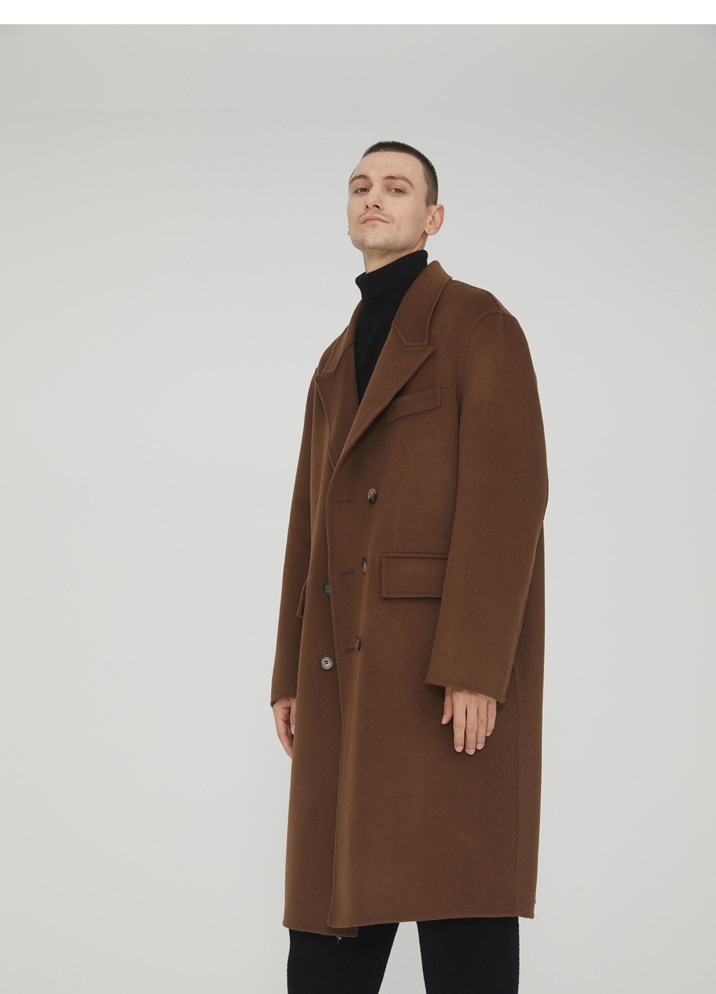 Double-faced Cashmere Loose fit Coat