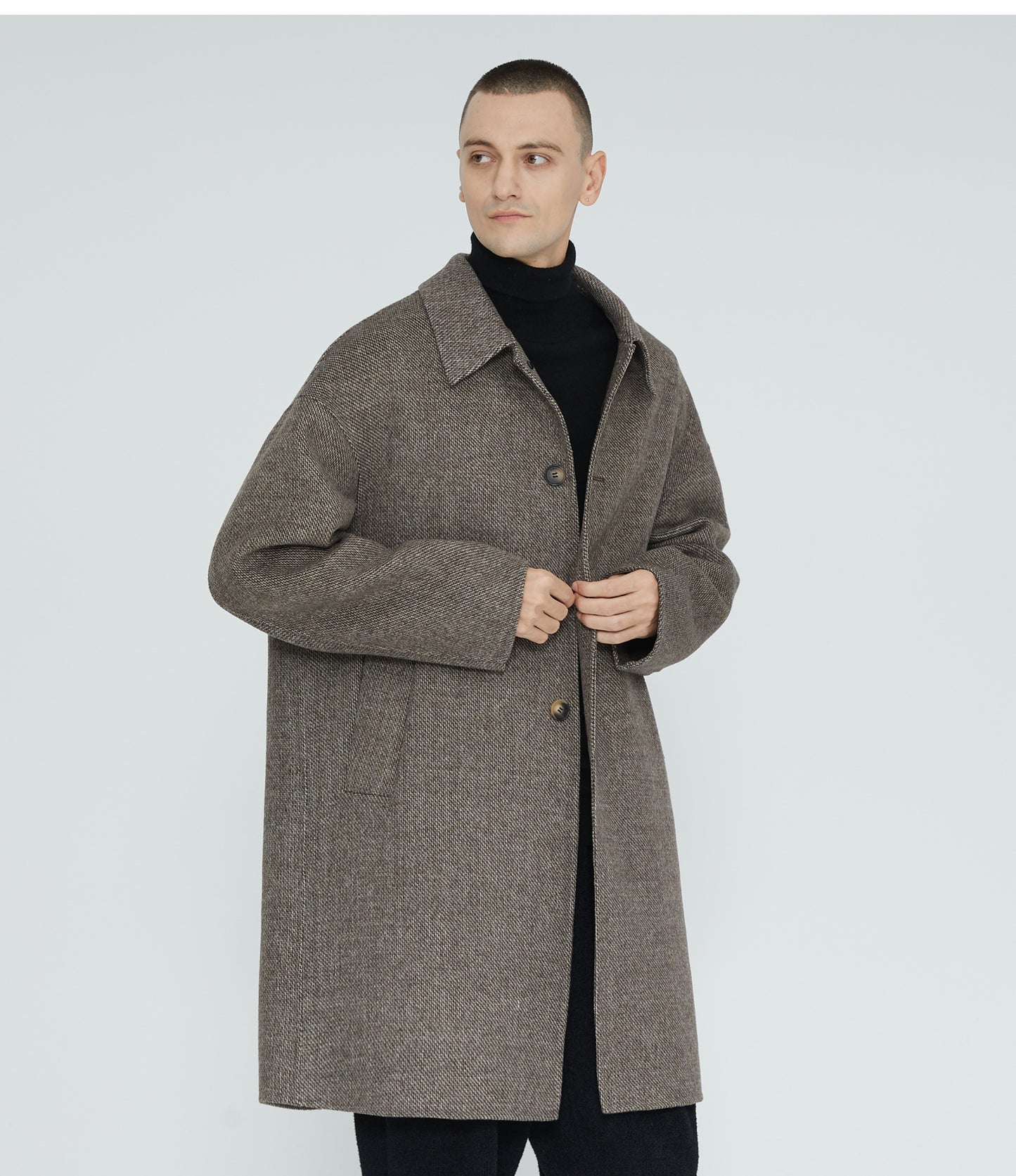 Double-Faced Cashmere Overcoat